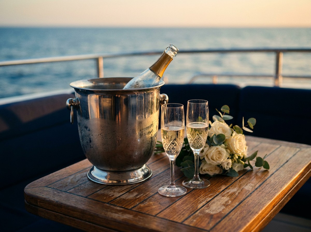 Champagne service detail